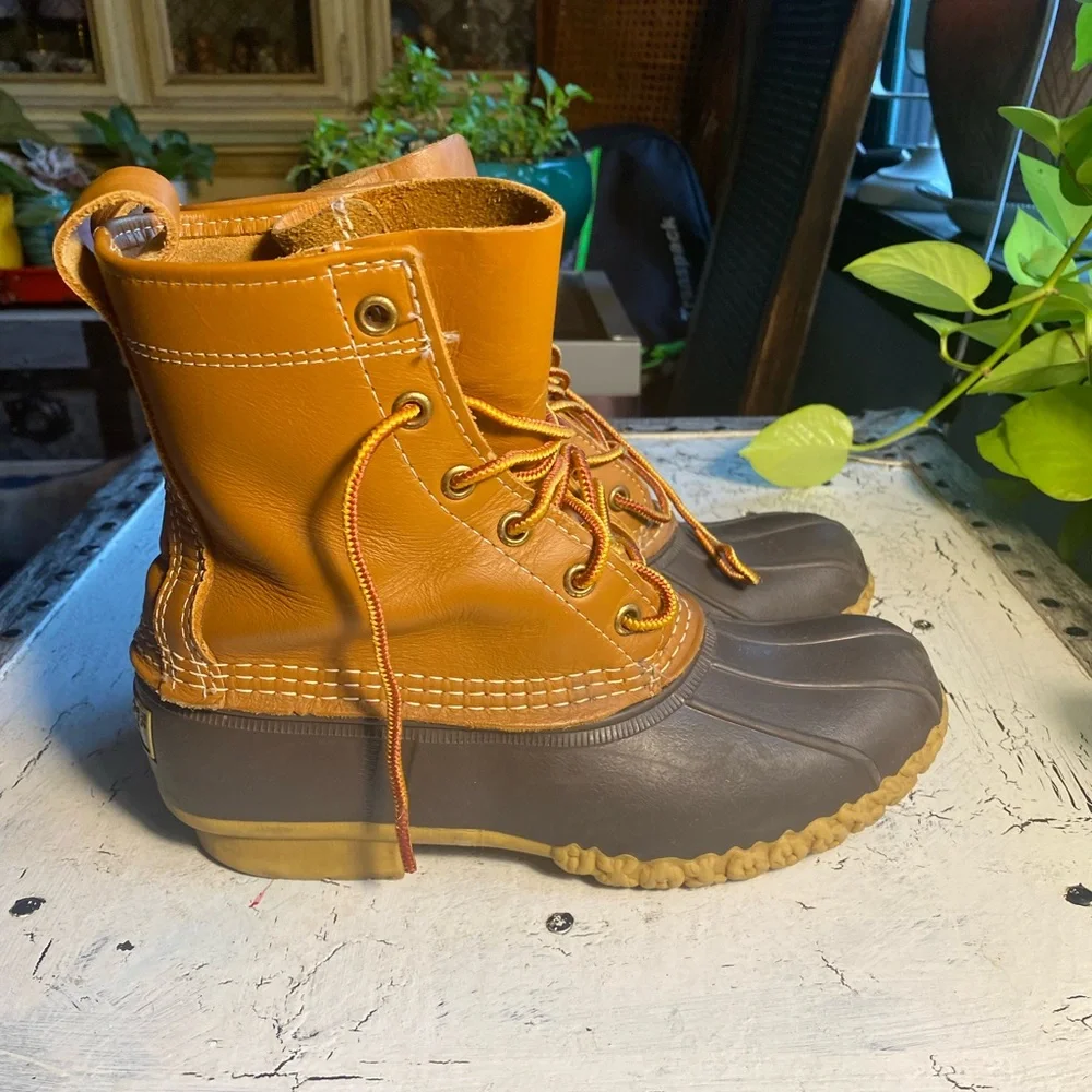 LLBean Duck Boots Men’s 6 Brown